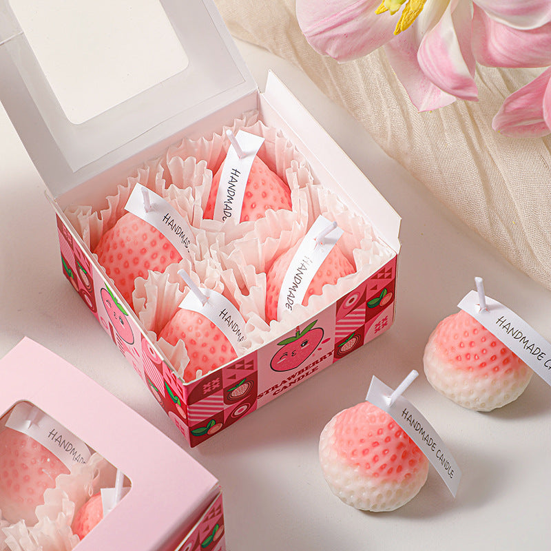 Powder Strawberry Aromatherapy Candle