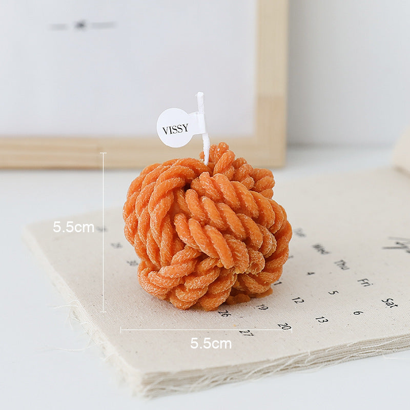 Aromatherapy Small Ball of Wool Shaped Candles