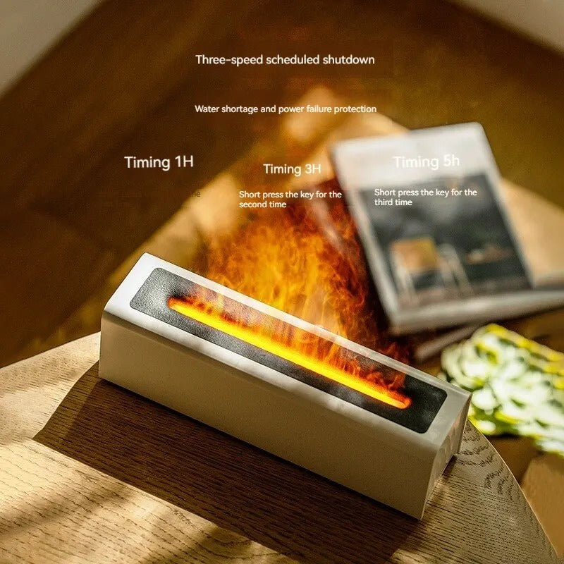 Colorful USB Plug-in Flame Aroma Diffuser