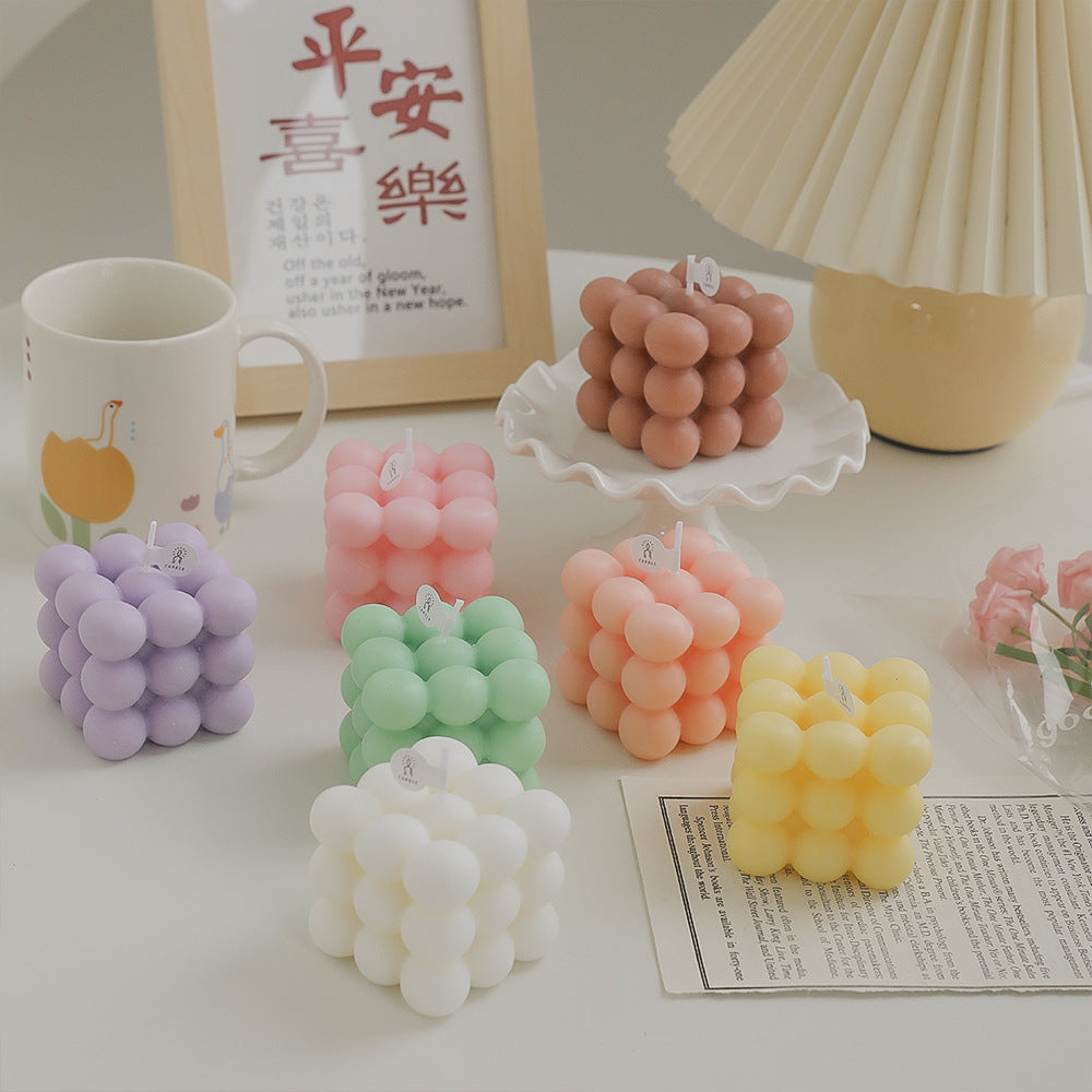 Rubik's Cube Geometric Aromatherapy Candle