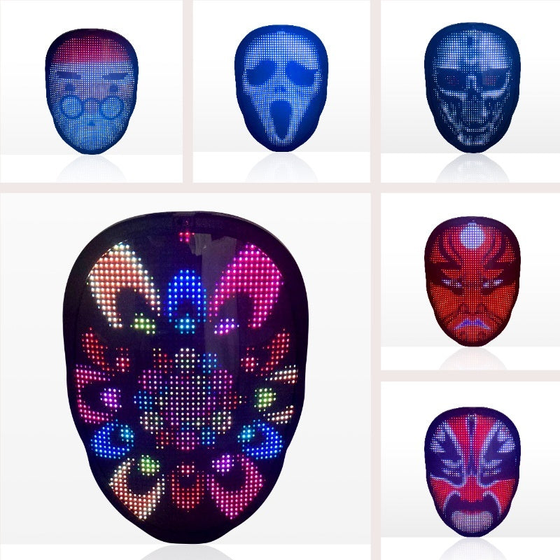Halloween Changing Face Masks Full Color LED