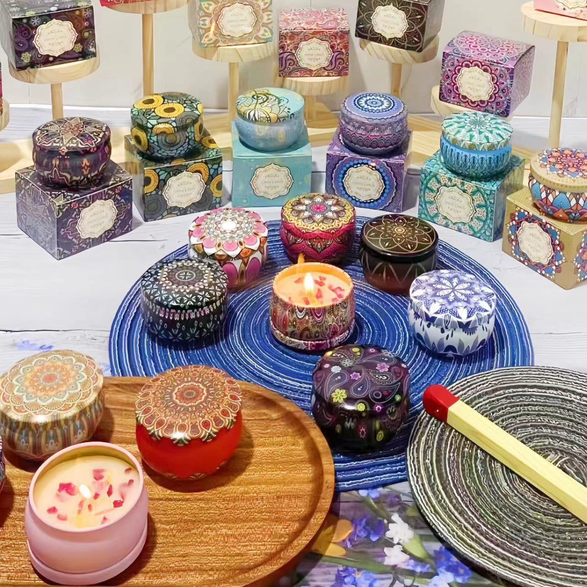 Dried Flower Fragrance Candle Flower Fragrance