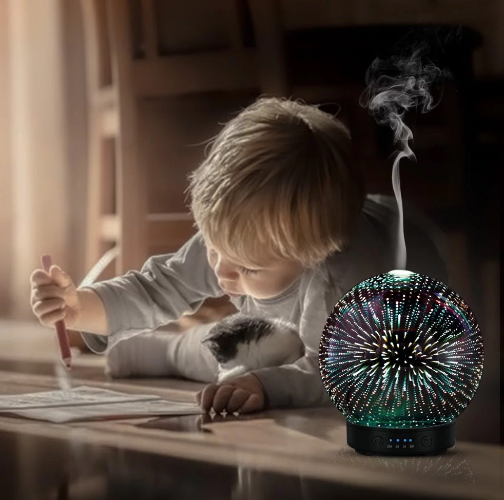 7 LED Color Lighting Modes 3D Aromatherapy Essential Diffuser