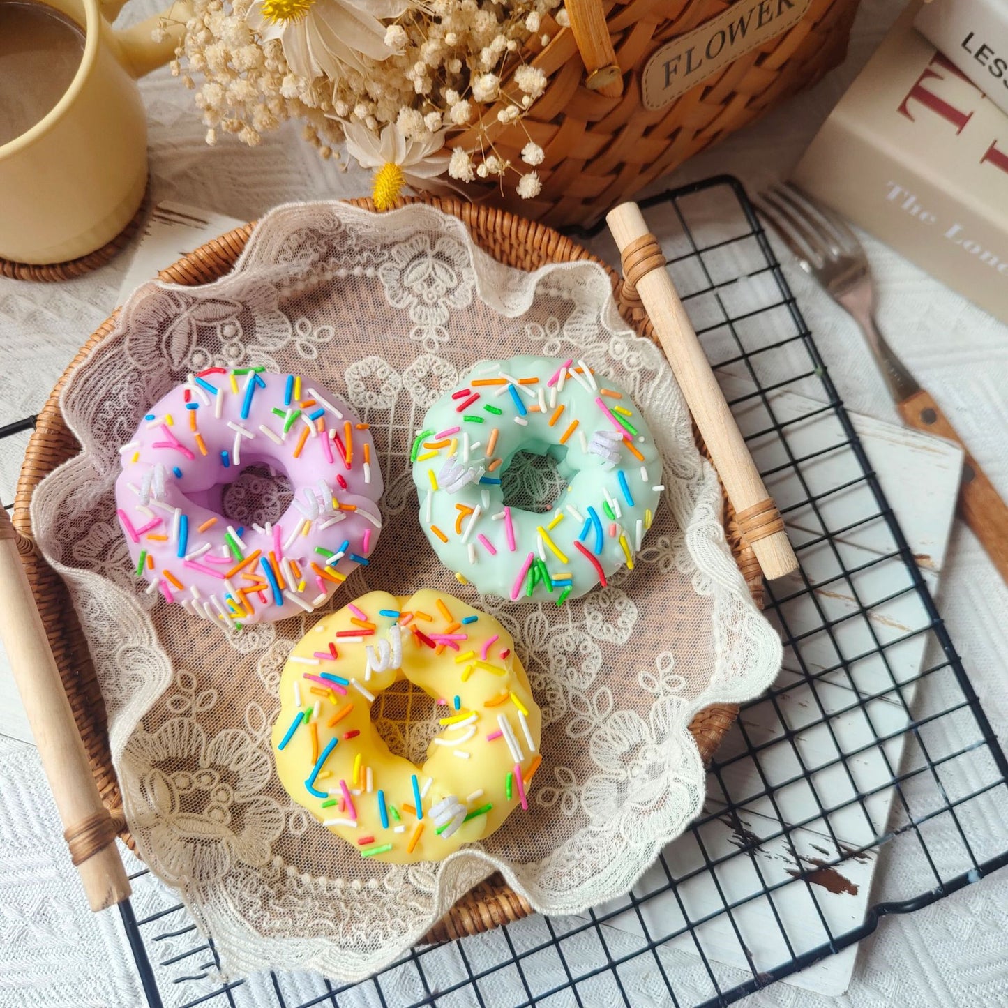 Doughnut Incense Candles - Various Scents