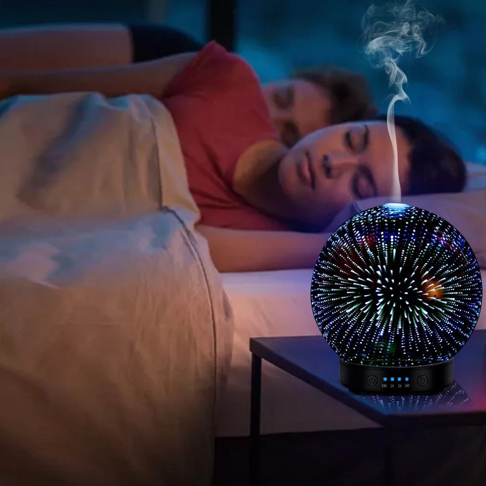 7 LED Color Lighting Modes 3D Aromatherapy Essential Diffuser