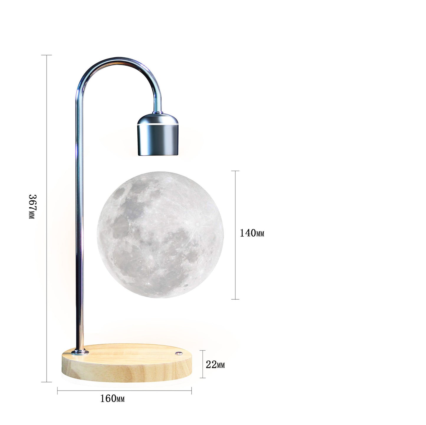 Magnetic Levitation Moon Light