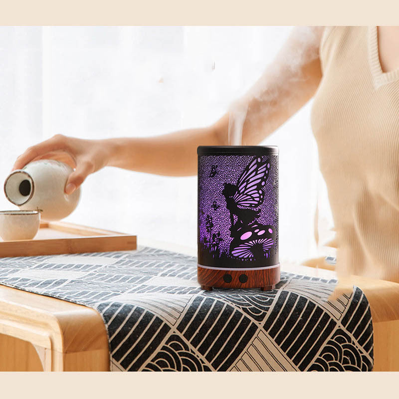 Flower Fairy Iron Art Hollow Aroma Diffuser