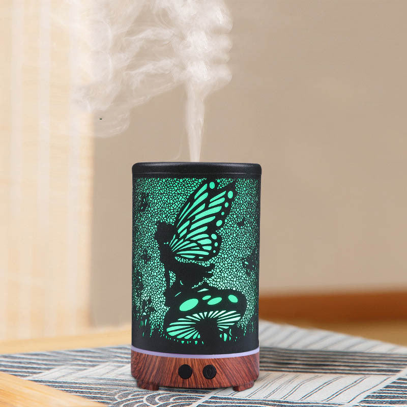Flower Fairy Iron Art Hollow Aroma Diffuser