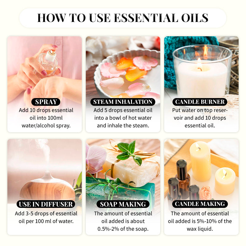 Aromatherapy Essential Oils - 10ml
