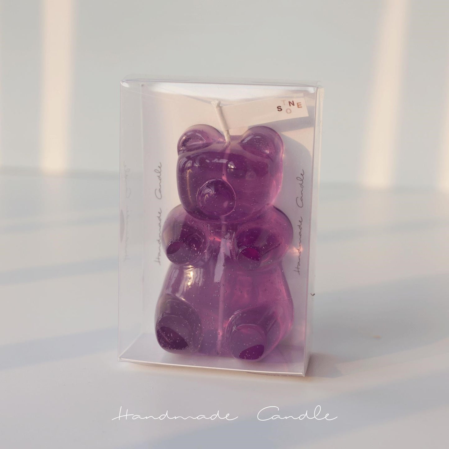 Gummy Bear Shape Handmade Aromatherapy Candle - Juicy Peach Scented