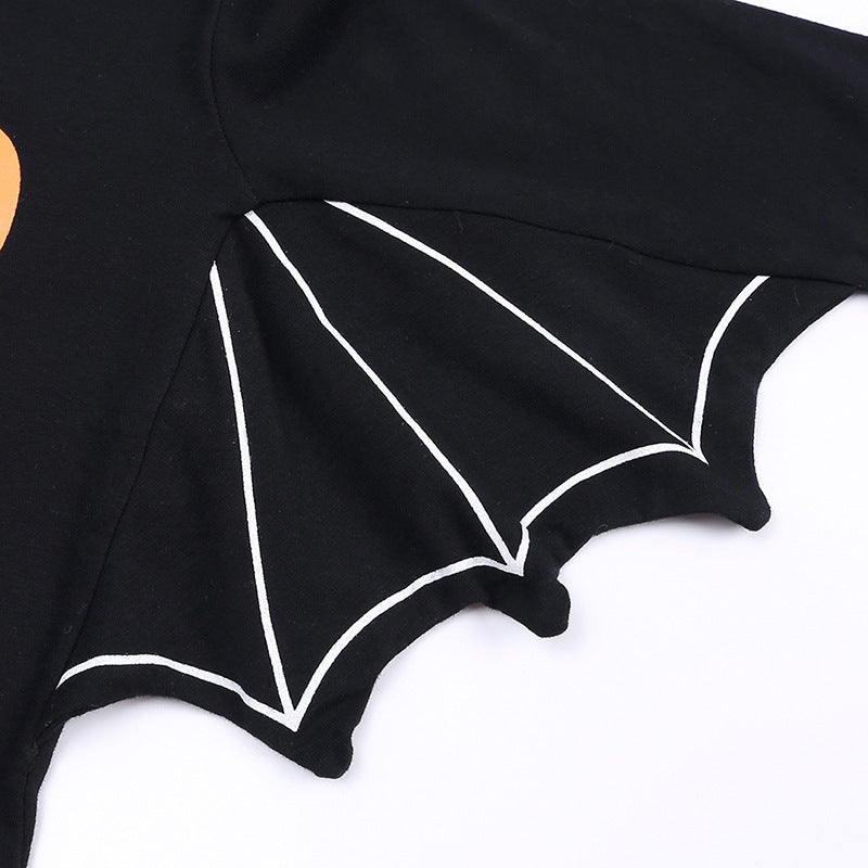 Baby Halloween Long-sleeved Jumpsuit Pumpkin