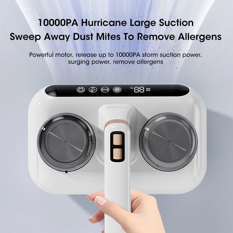 Handheld Mattress Vacuum - Cordless Powerful Suction