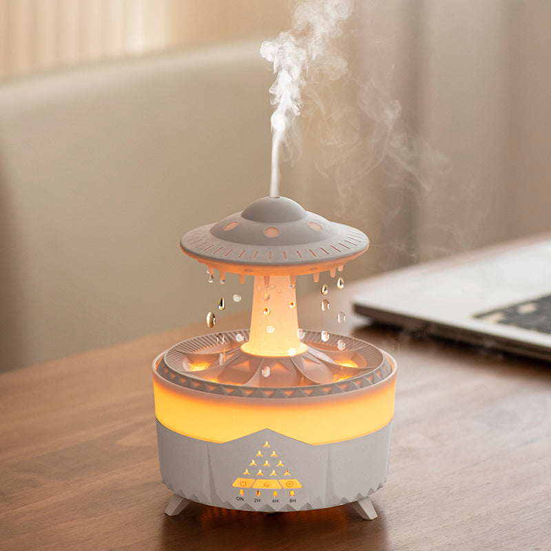 UFO Waterdrop Flame Aroma Diffuser