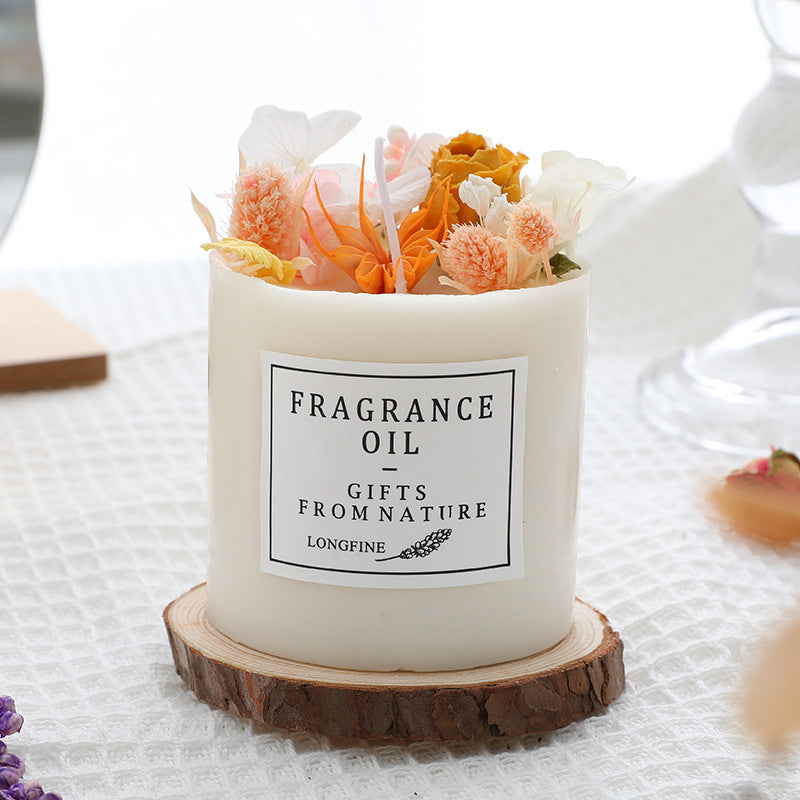 Dried Flower Romantic Candles - Various Scents