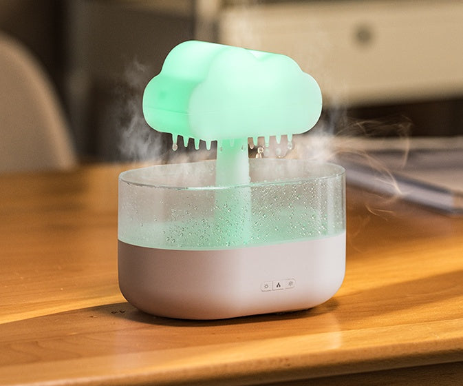 Rain Cloud Humidifier/Diffuser With Essential Oils - 200ML