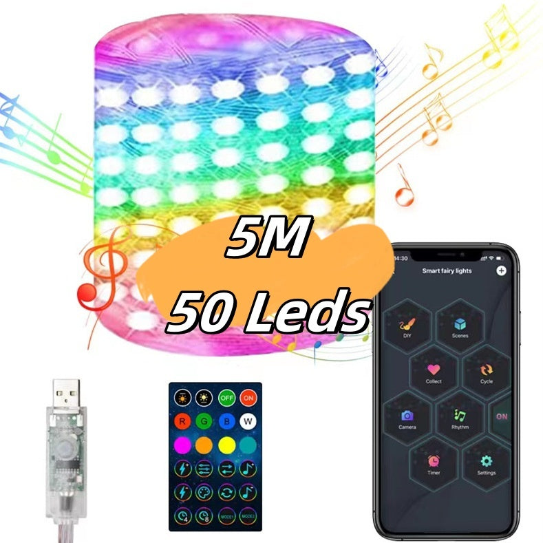 Christmas String Ambient Decor Lights - Remote Control