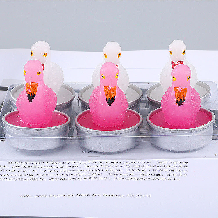 Flamingo Candles