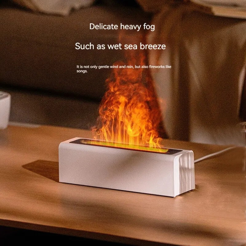 Colorful USB Plug-in Flame Aroma Diffuser