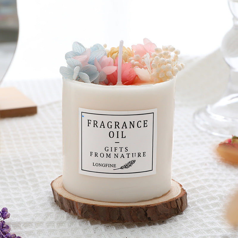 Dried Flower Romantic Candles - Various Scents