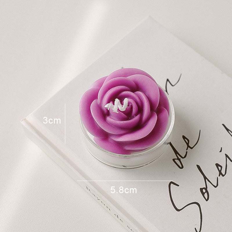 Rose Shape Aromatherapy Candle - Various Scents