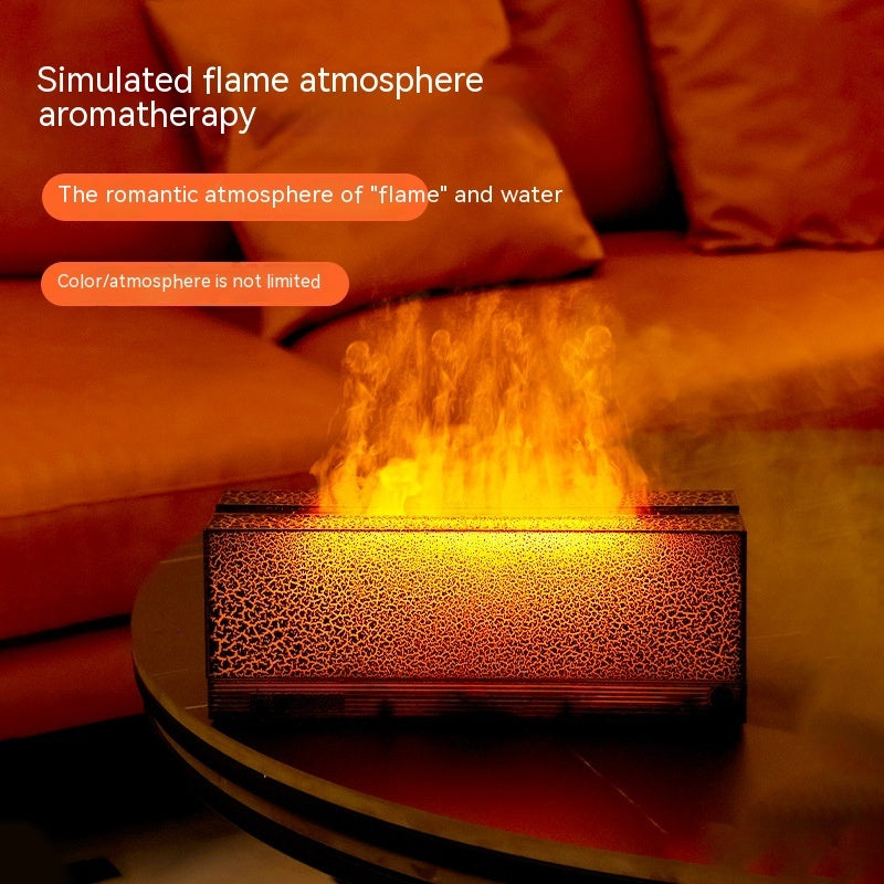 Colorful Faux Flame Aroma Diffuser