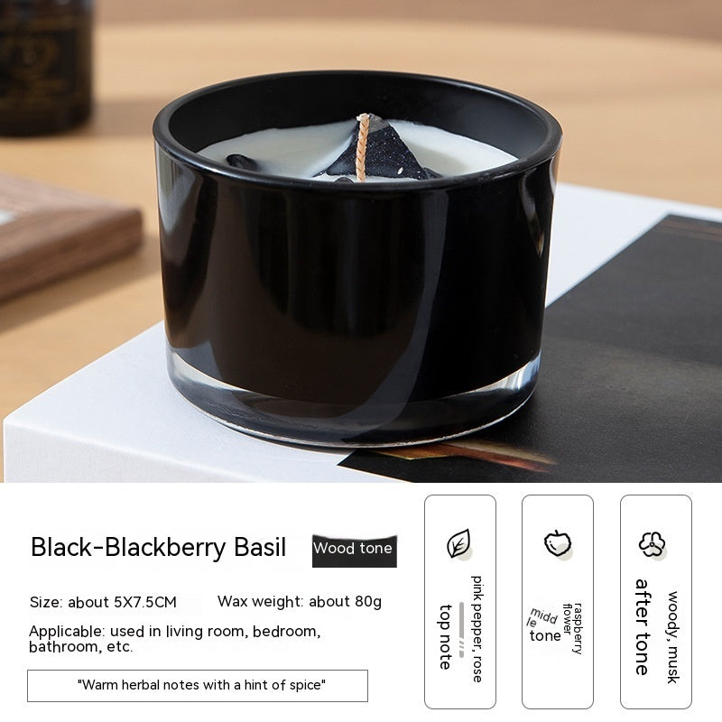 Handmade Crystal Aromatherapy Candle - Various Scents