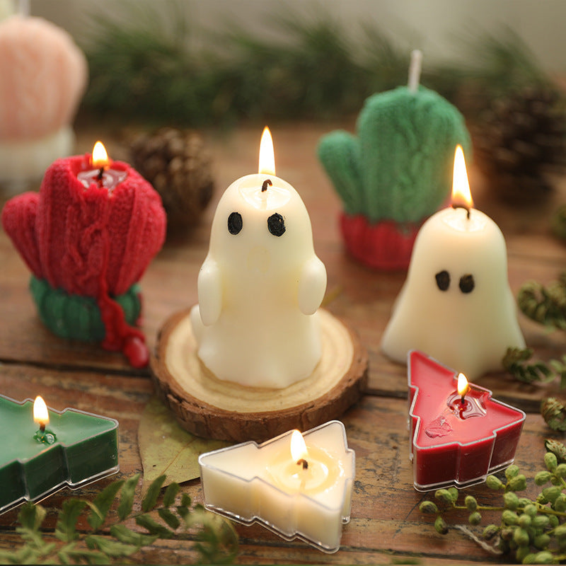Halloween Ghost Shaped Candles