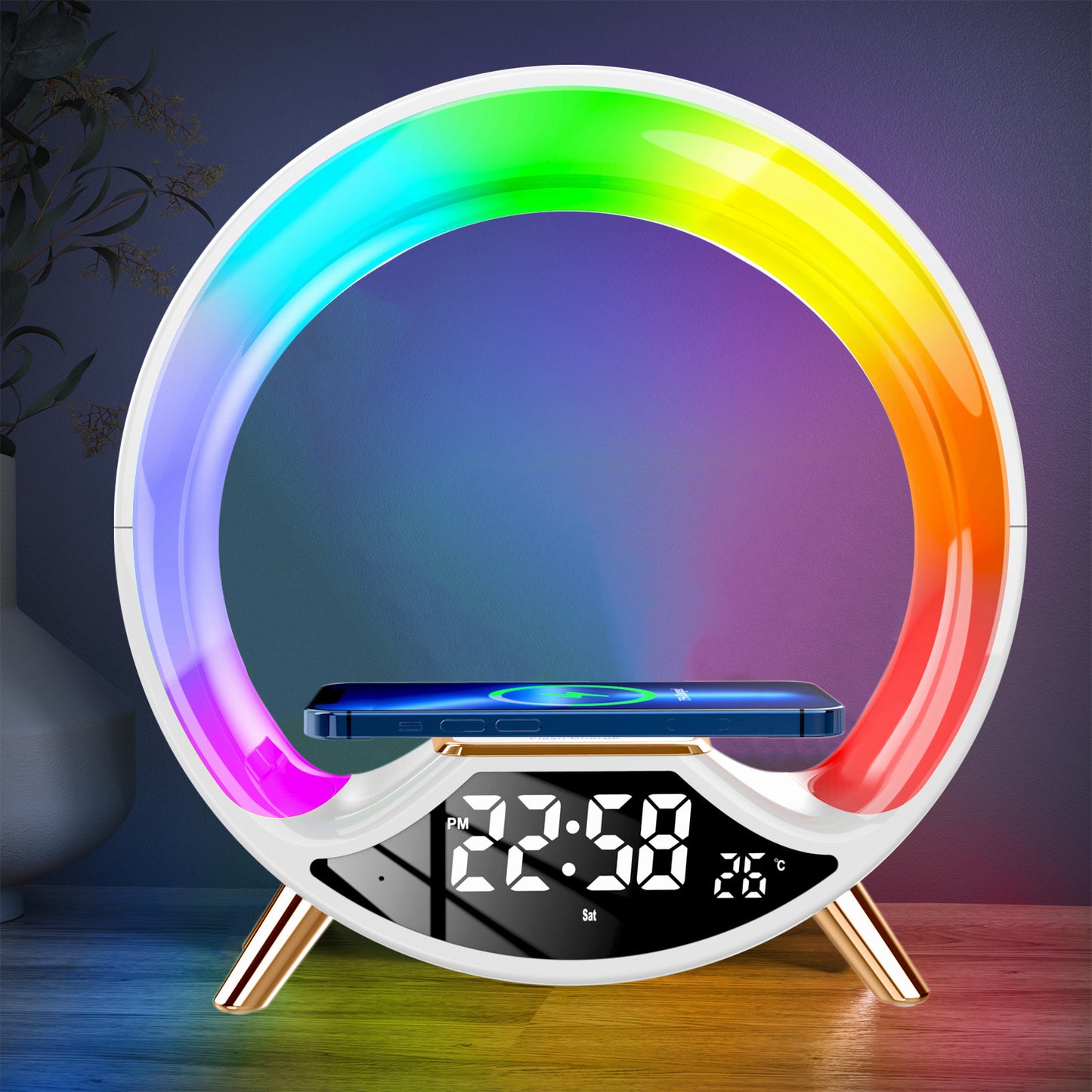 Three In One Wireless Charging Multifunctional Bluetooth Speaker