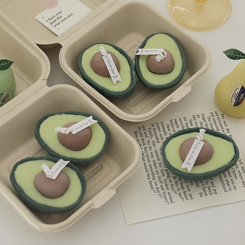 Handmade Avocado Candle