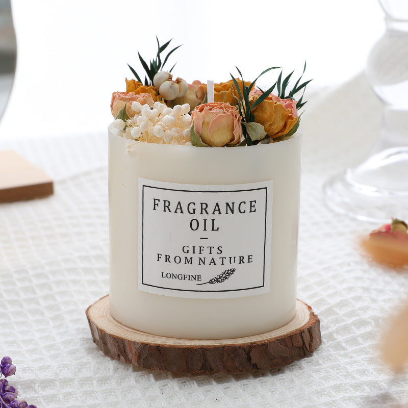 Dried Flower Romantic Candles - Various Scents