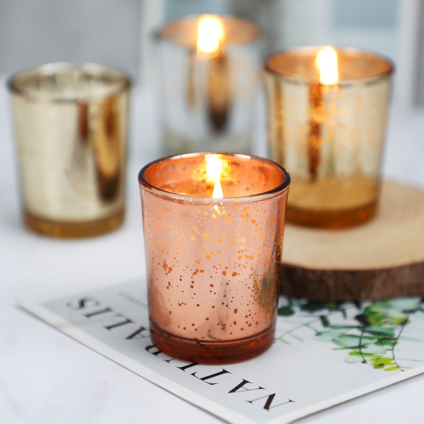 Golden Star Cup Aromatherapy Candle - Various Scents