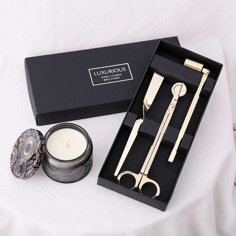 Aromatherapy Candle Tool Set Stainless Steel Four-Piece Candle Accessories