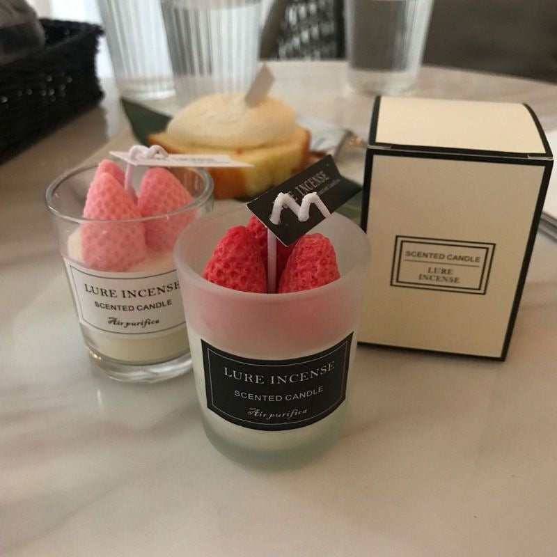 Strawberry Incense Scented Candles