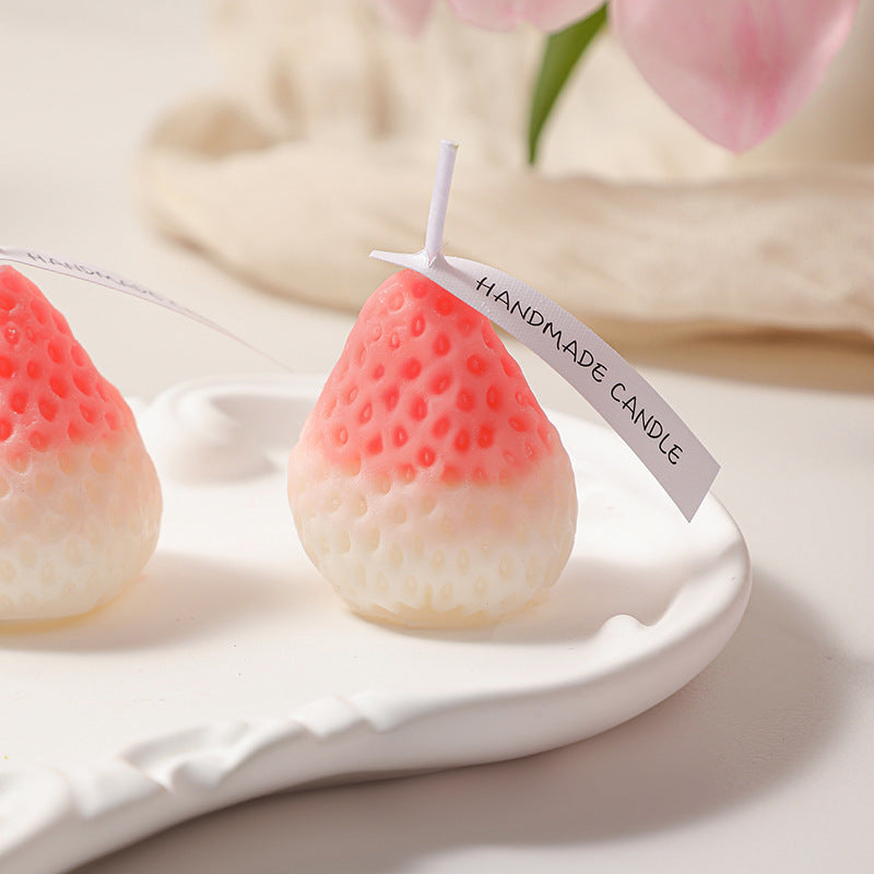 Powder Strawberry Aromatherapy Candle