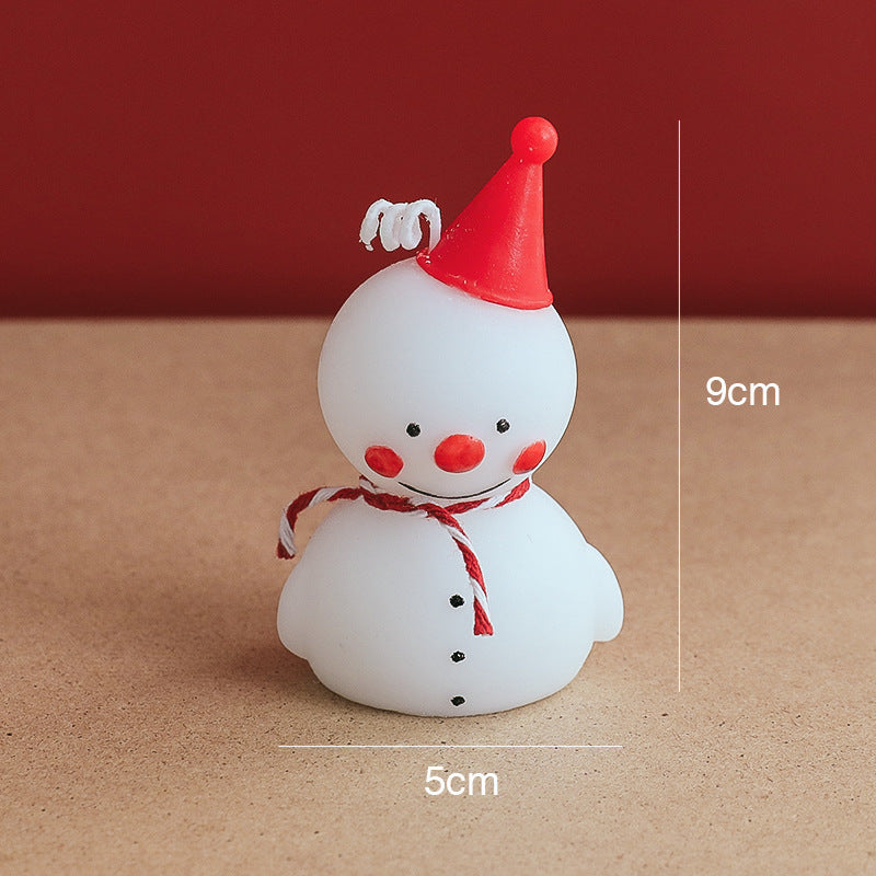 Christmas Snowman & Elk Scented Candle