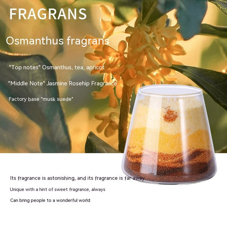 Sand-Painted Romantic Healing Aromatherapy Soybean Candles - Various Scents