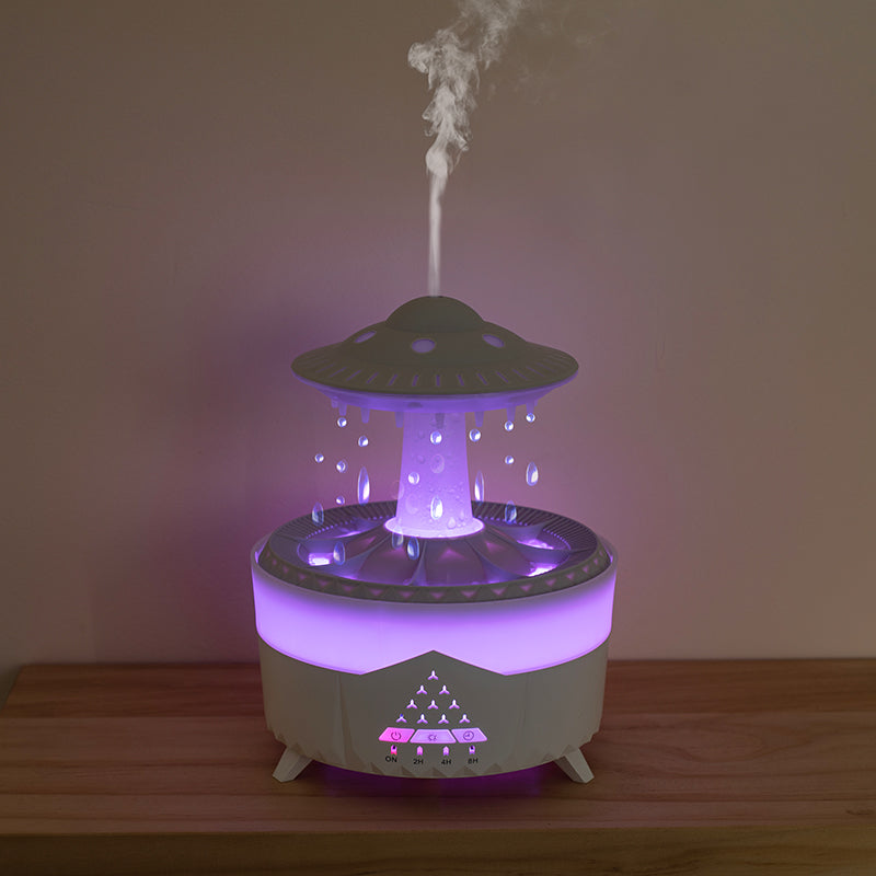 UFO Waterdrop Flame Aroma Diffuser