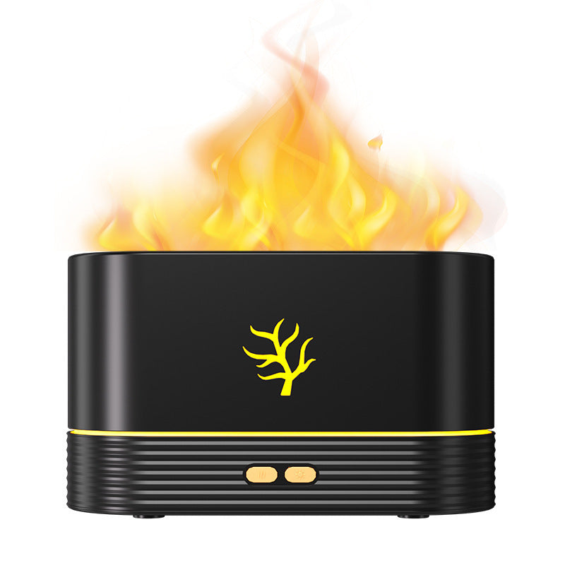 LED Flame Ultrasonic Diffuser for Essential Oils