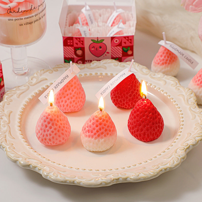 Powder Strawberry Aromatherapy Candle