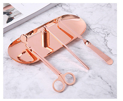 Aromatherapy Candle Tool Set Stainless Steel Four-Piece Candle Accessories