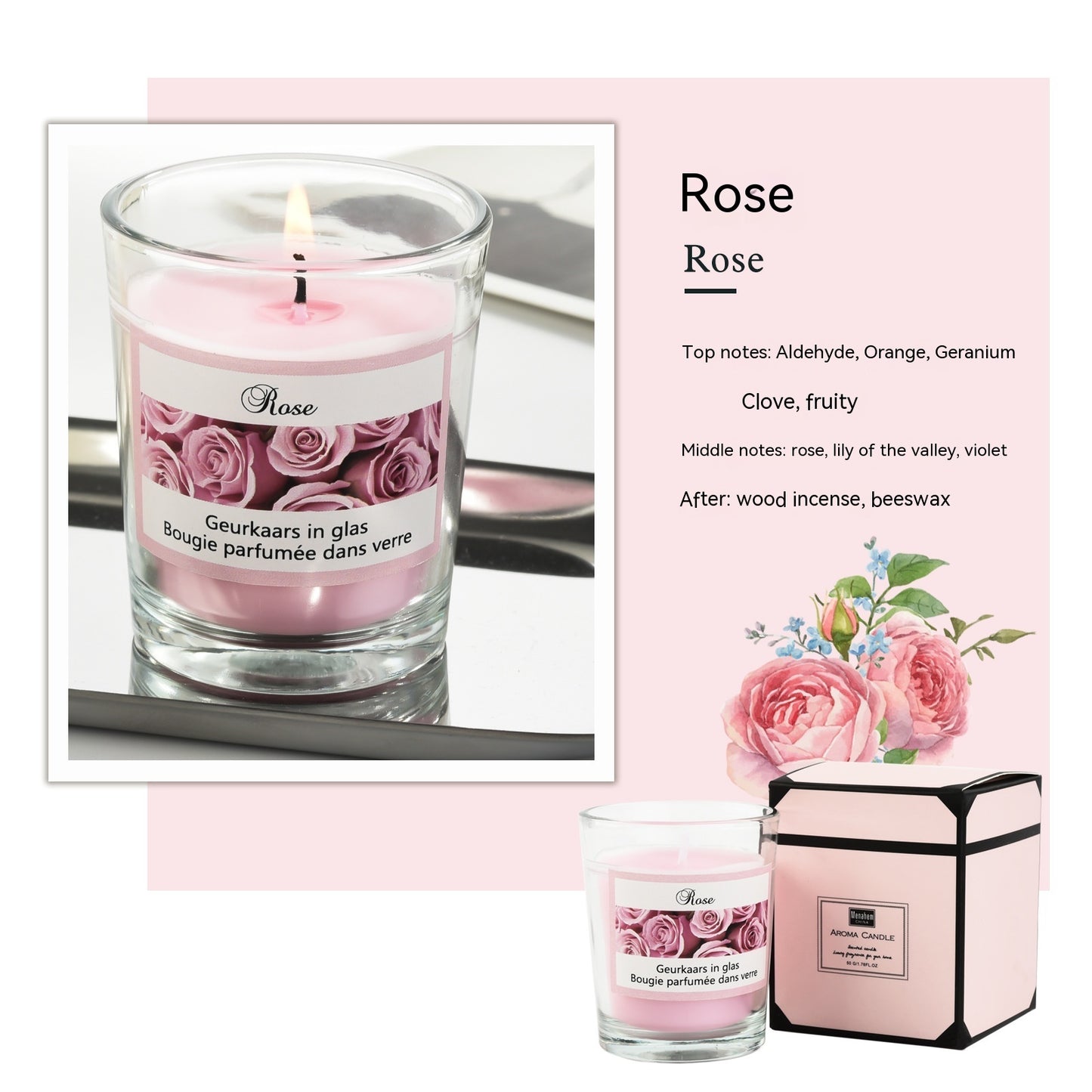 Aromatherapy Romantic Fragrance Candles