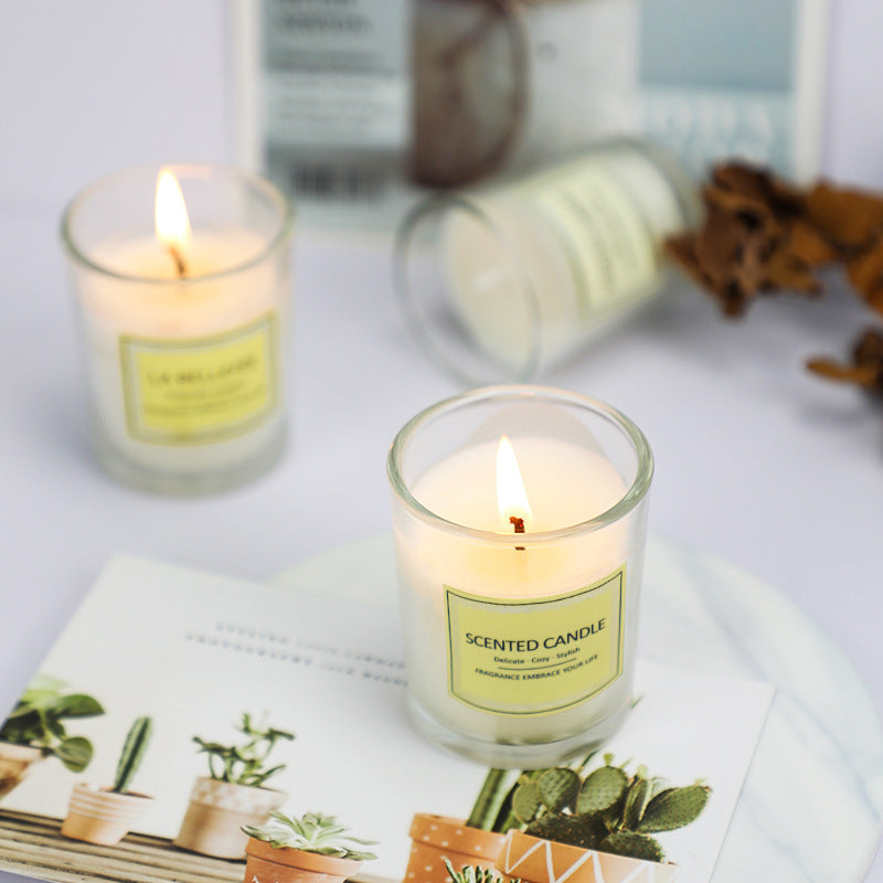 Small Glass Aromatherapy Candle