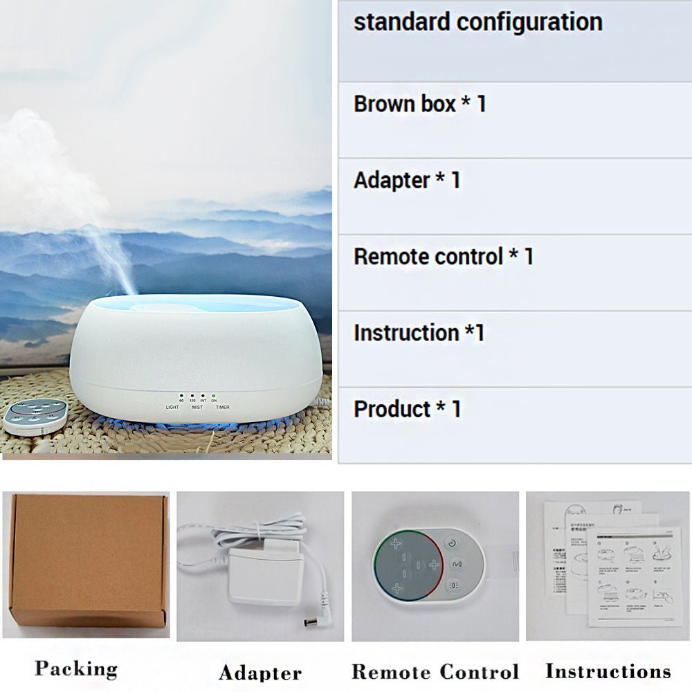 Ultrasonic Air Humidifier/Fragrance Diffuser