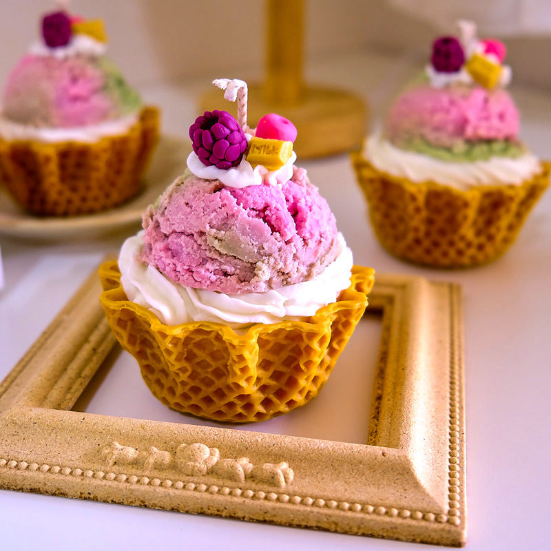 Cream Dessert Candles - Various Scents