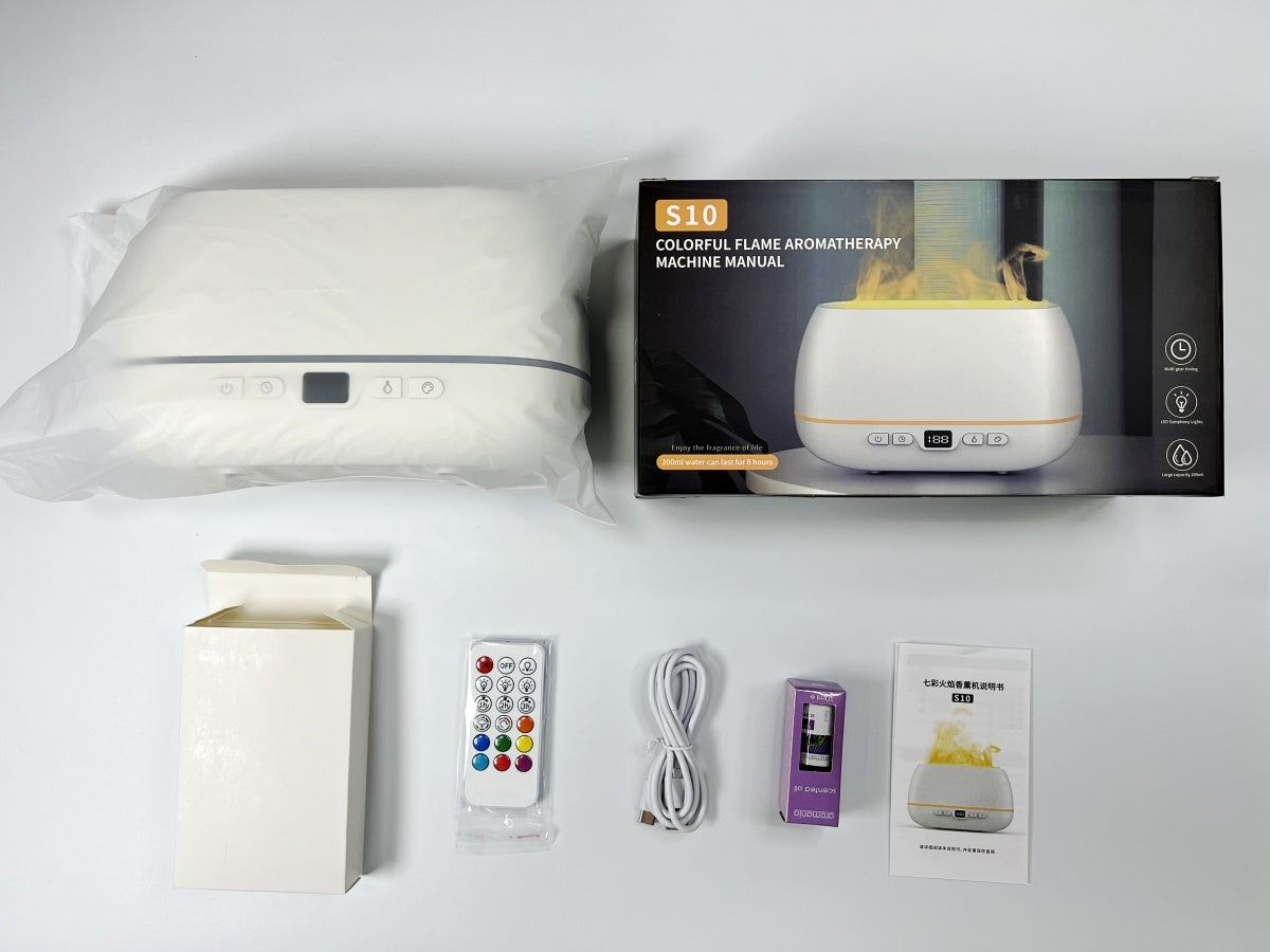3D Flame Flame Aromatherapy Diffuser 200ml USB