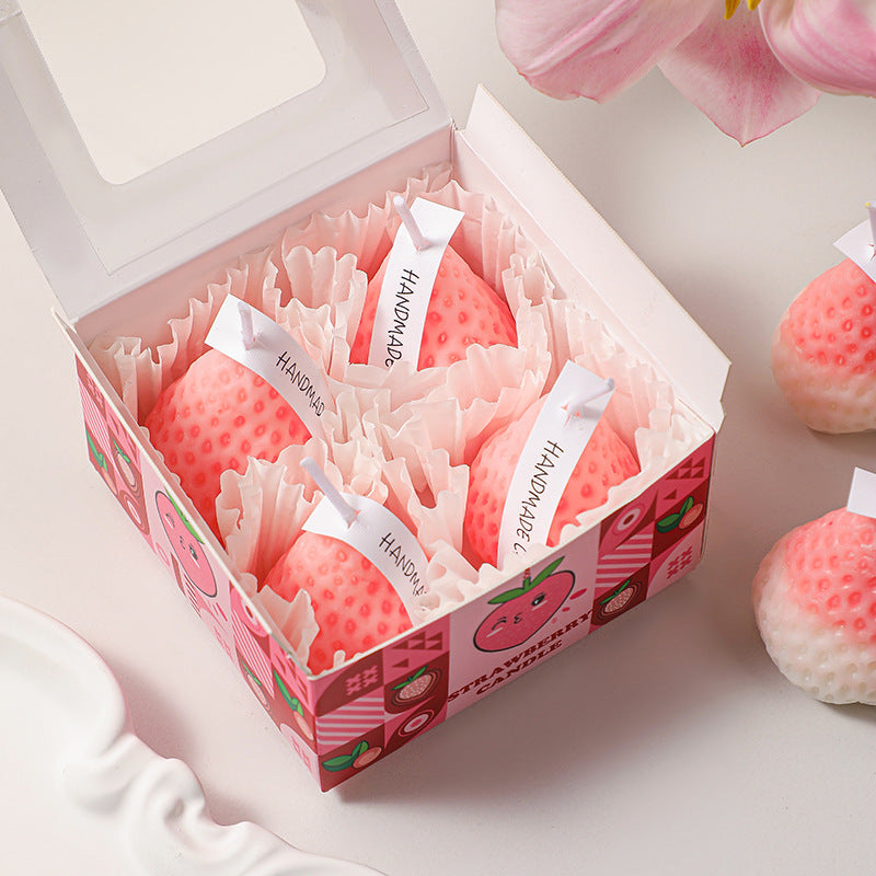 Powder Strawberry Aromatherapy Candle