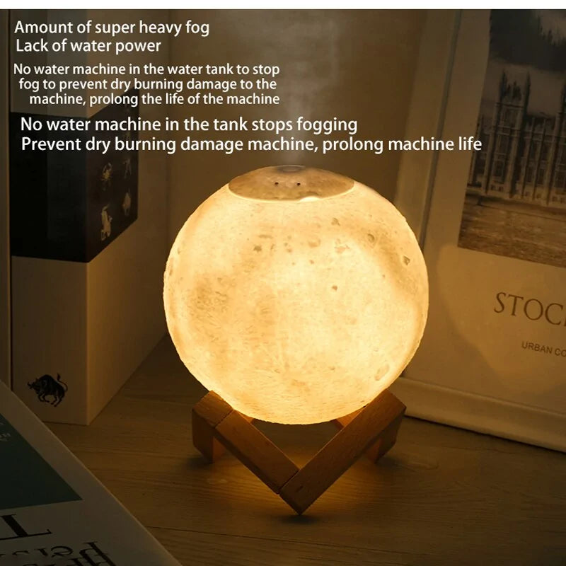 Moon Lamp Aroma Diffuser - 880ml USB