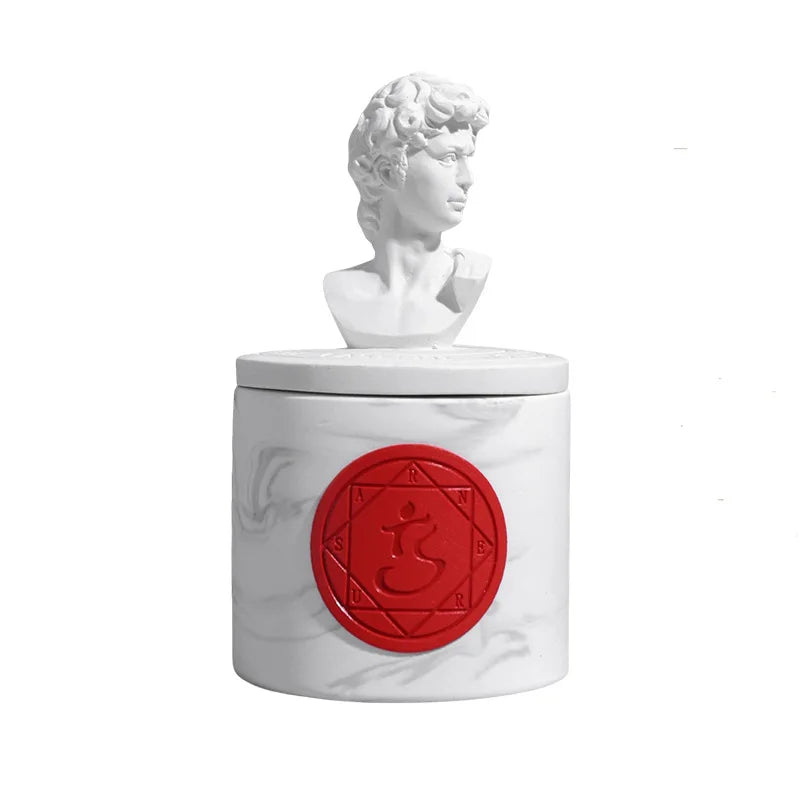 Handmade Gypsum Statue Scented Candles