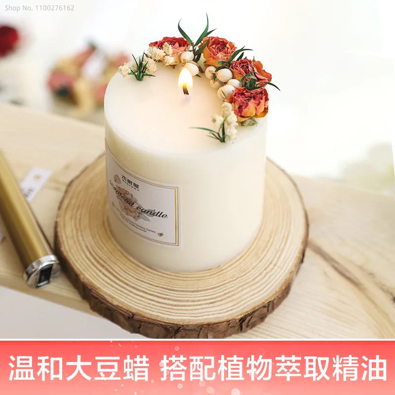 Dried Flowers Scented Candles