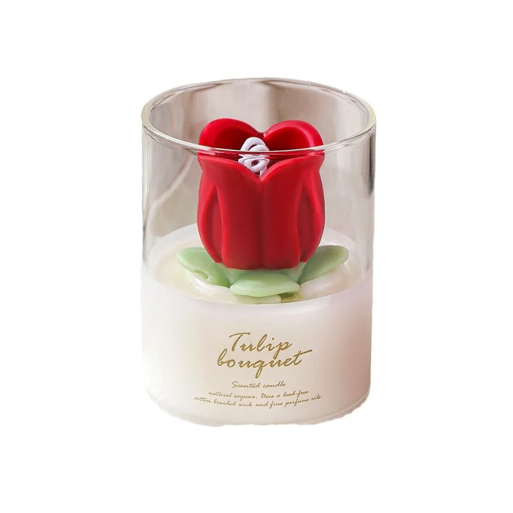 Tulip Flower Scented Candle